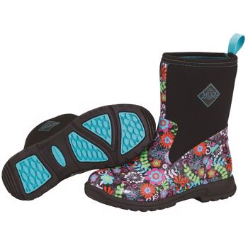 Muck Boots Breezy Mid Boot - Black/Floral Str. 42